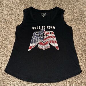 Idyllwind Black Graphic Tank Top